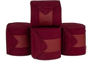 Country Pride Polo Wraps, Set of Four (4) (Burgundy)