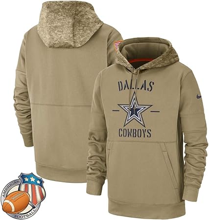 cowboys olive green pullover