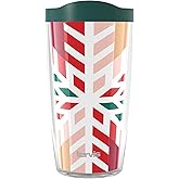 Tervis Christmas - Big Snow Made in USA Double Walled Insulated Tumbler Travel Cup Keeps Drinks Cold & Hot, 16oz, Classic