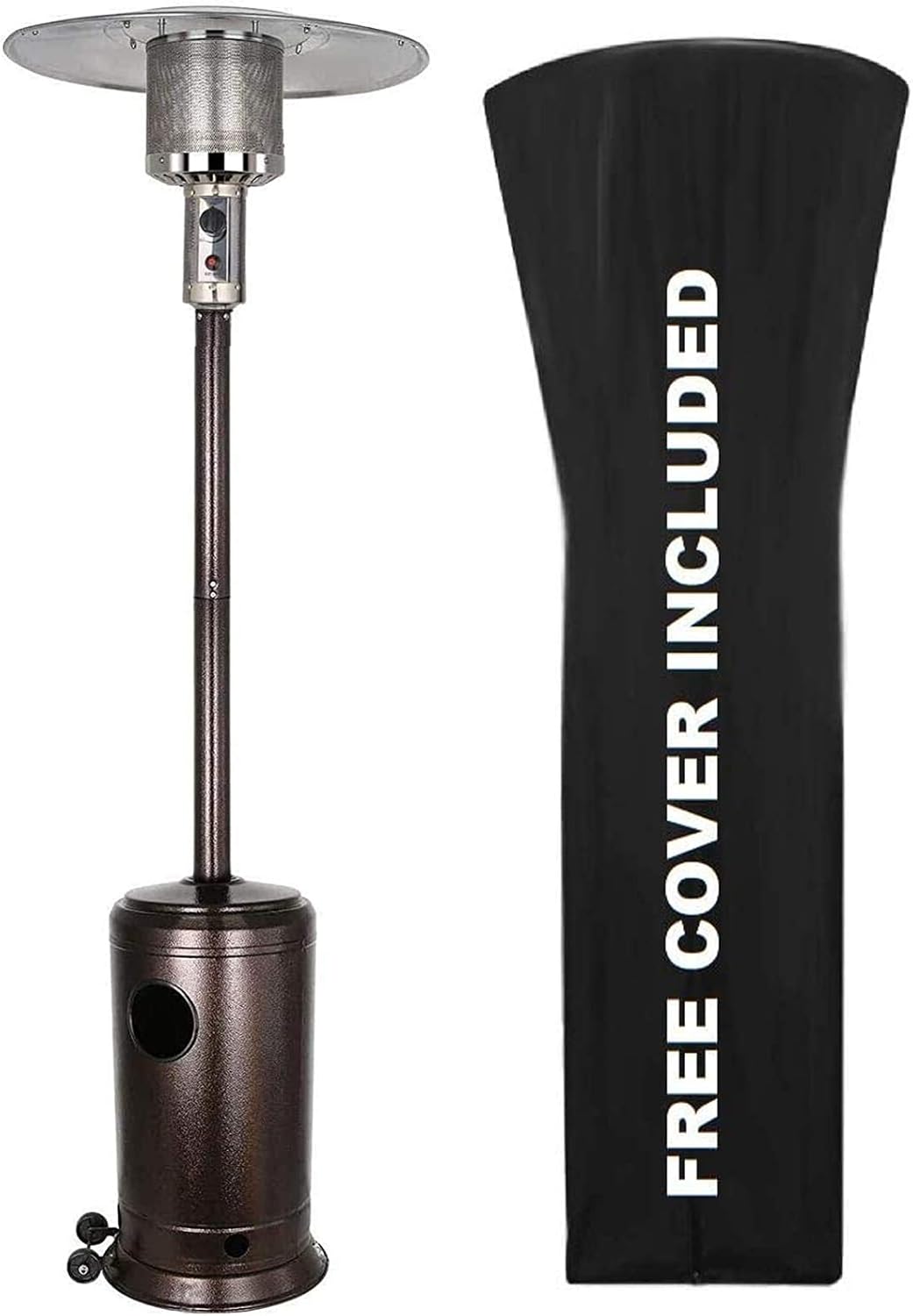 Portable Outdoor Patio Heater Propane 46000BTU Rapid