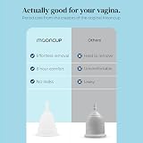 Mooncup Original Menstrual Cup Size B - Eco-Friendly Silicone Protection view 6