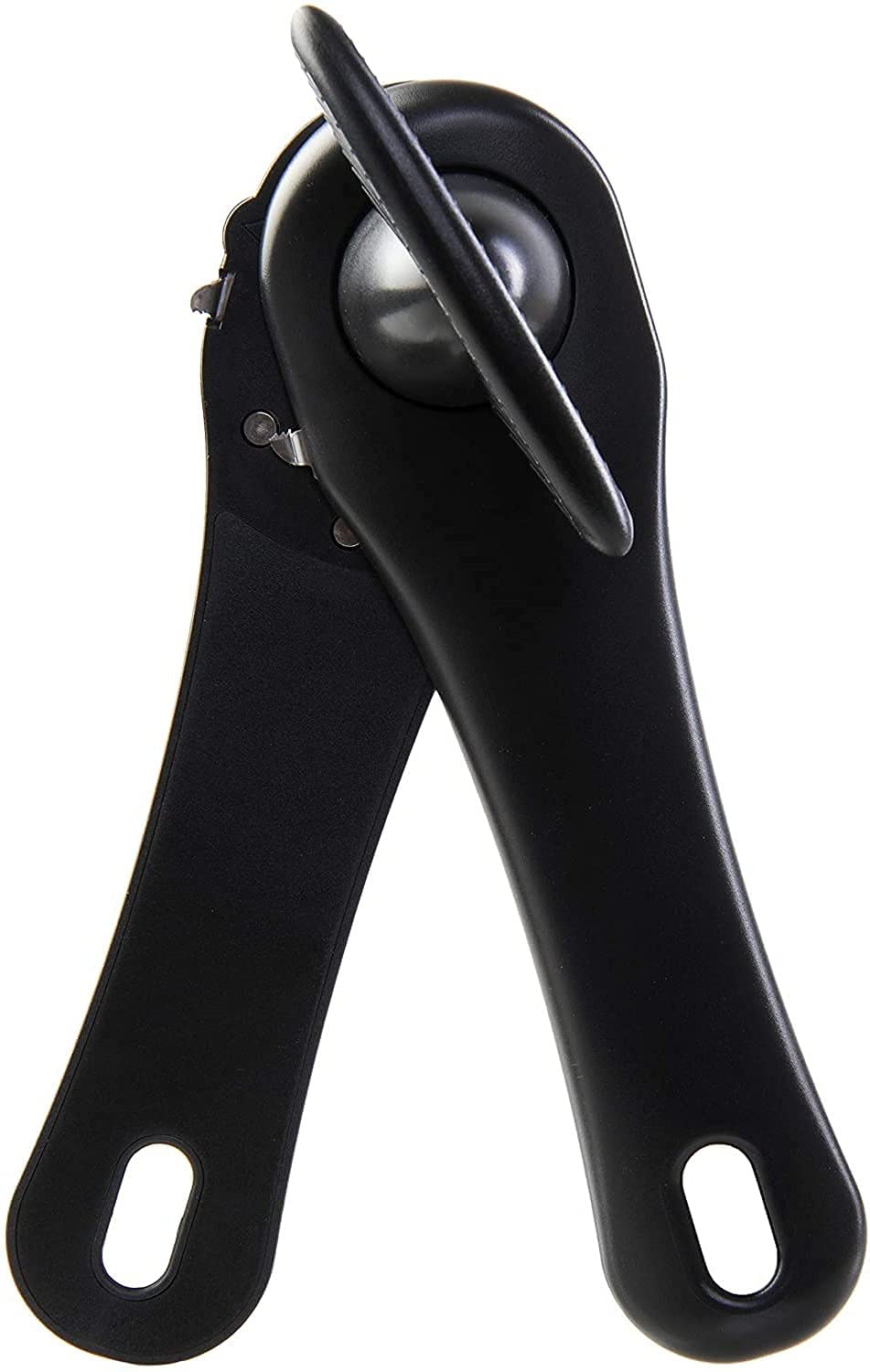 wenco premium safety can opener, for right and left-handers, length 17 cm, plastic/stainless steel, black, version 2021