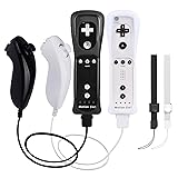 2 Pack Wii Controllers with Motion Plus, includes