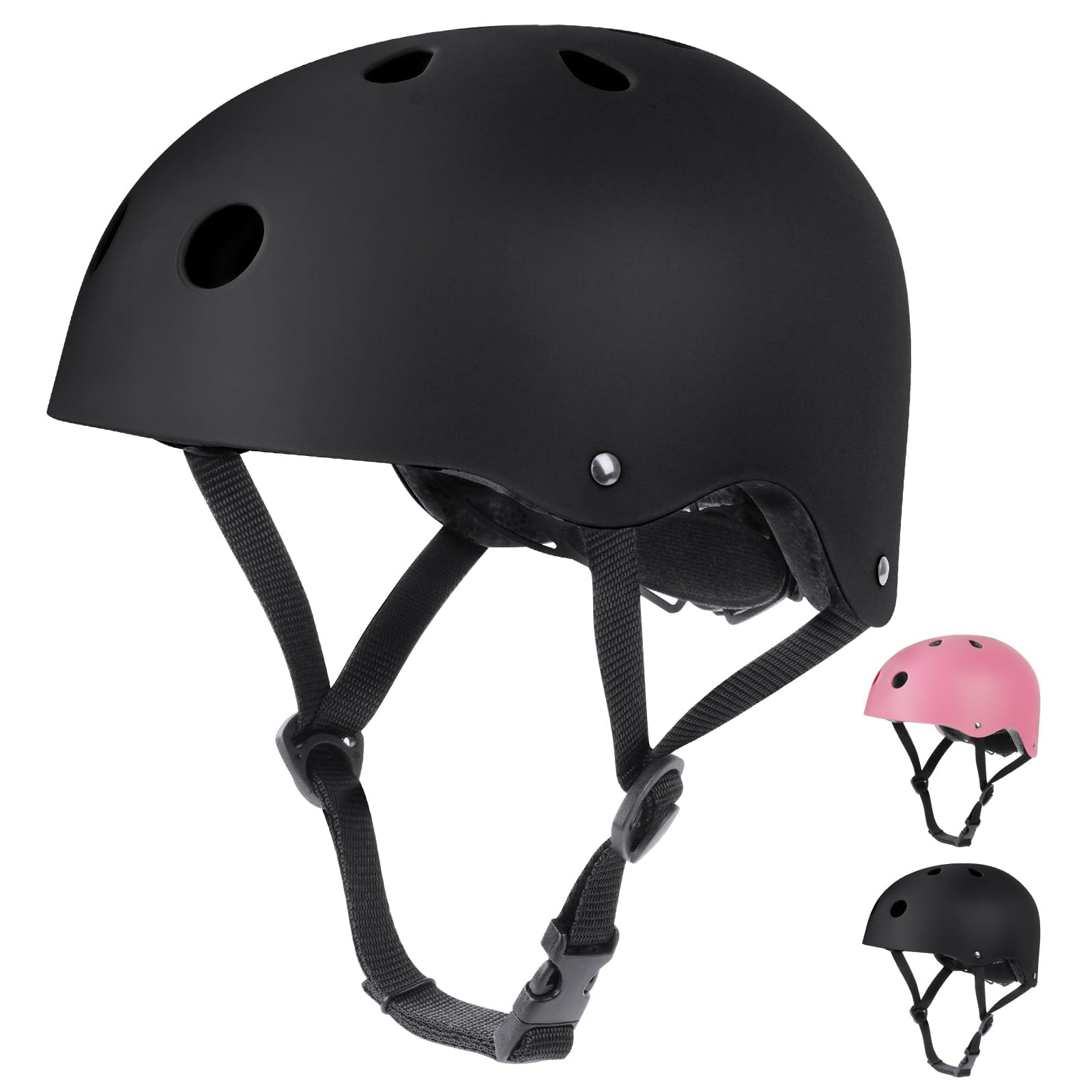 Flintronic Kids Bike Helmet, Toddler Helmet for 2-13 Years Boys Girls, Adjustable Skateboard Helmet, Multi-Sports Lightweight Helmet, Safety Protection Gear for Outdoor Sports