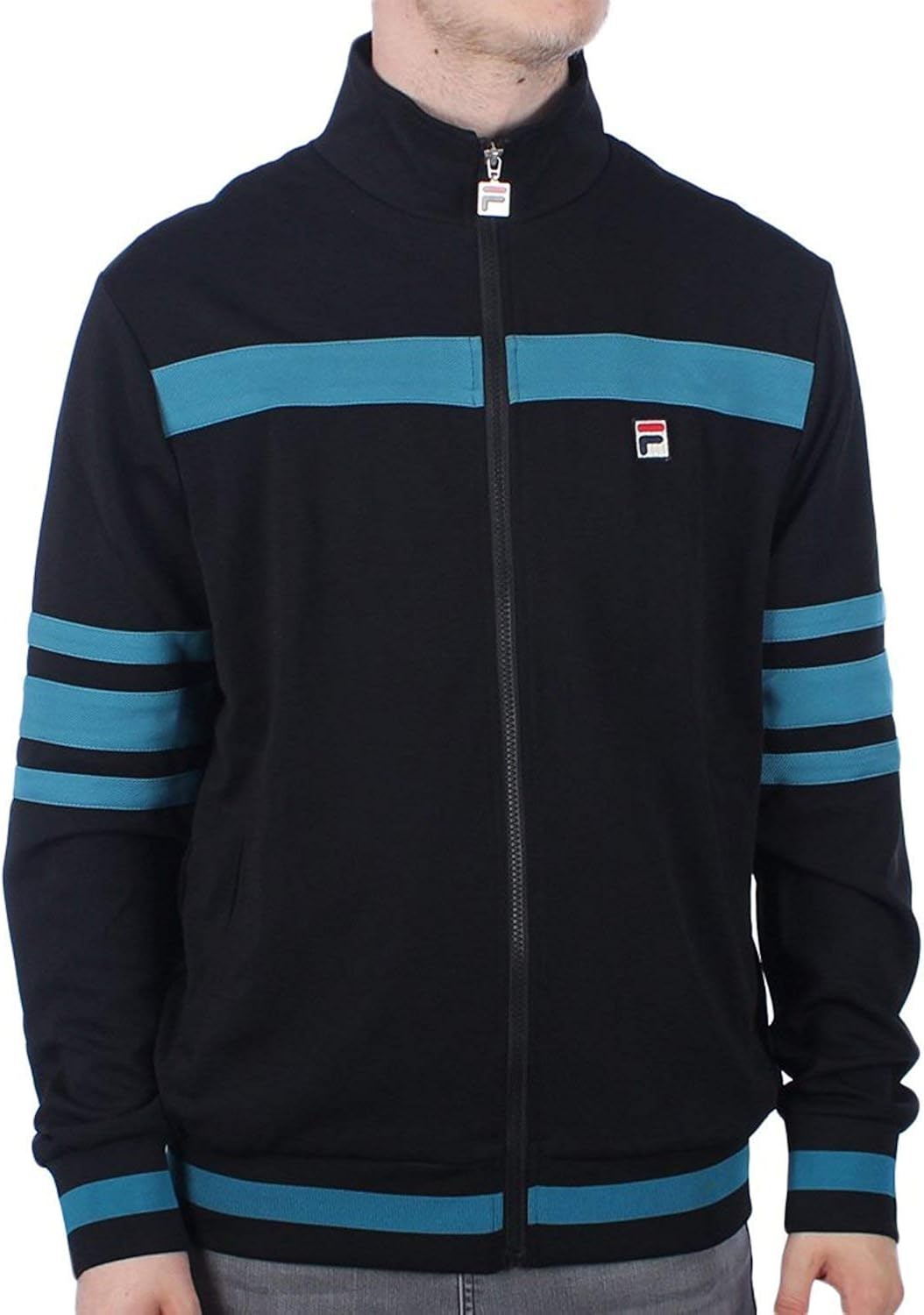 Fila Mens Courto Black Track Jacket M at Amazon Men’s Clothing store