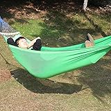 GuiXinWeiHeng (2pcs Outdoor ice Silk Anti-Rollover Hammock Outdoor Leisure Hammock