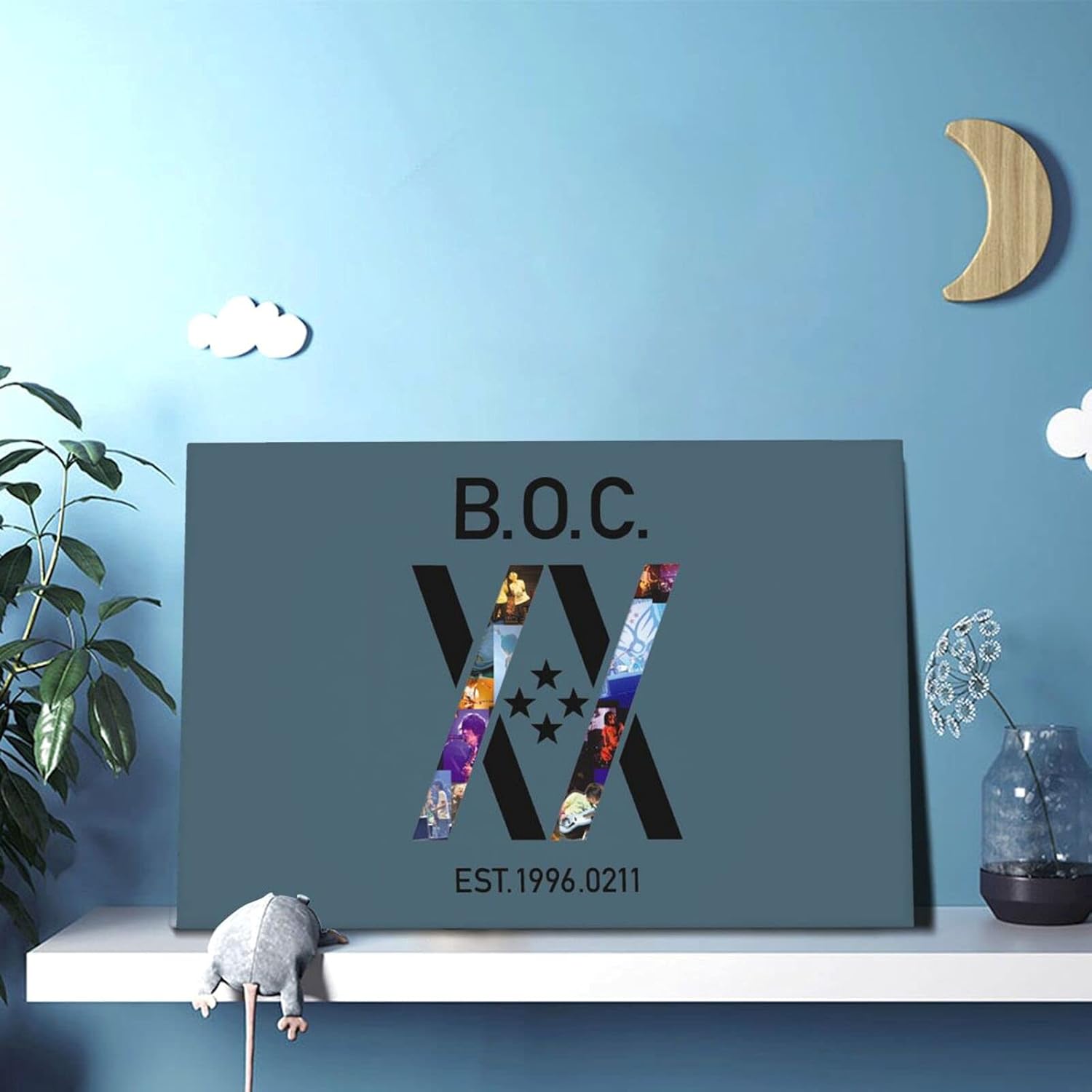 Amazon Bump Of Chicken バンプ オブ チキンンテリア絵画 おしゃれポスター 壁掛け絵画パネルのアートワーク現代のプリントキャンバスプ 壁アート おしゃれ フレームレス装飾 額縁なし30 45cm ウォールステッカー オンライン通販