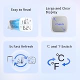 SONOFF SNZB-02D 2 Pack Zigbee LCD Temp Humidity Sensor with Battery view 4