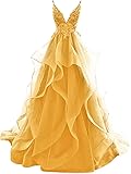 JAEDEN Prom Dresses 2024 Ruffles - Backless Long