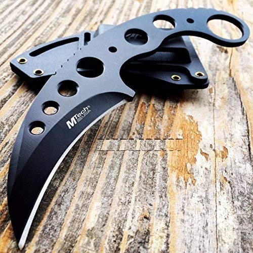 Buy 7" TACTICAL COMBAT Karambit Claw FIXED BLADE KNIFE Army Hawkbill w