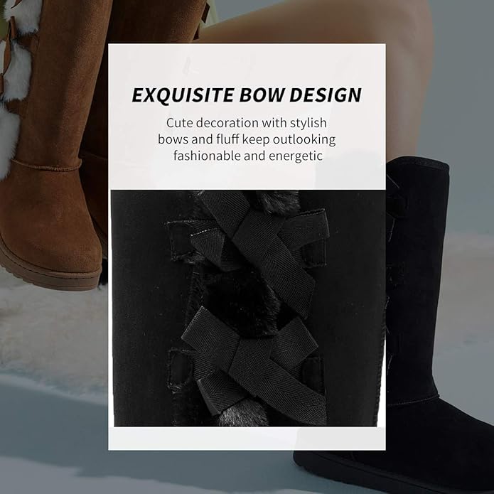 Winter Mid Calf Outdoor Classic Fashion
