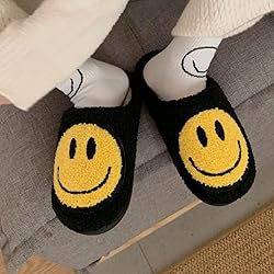 dubuto Smile Face Slippers for Girls Boys, Cute