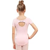 Stelle Leotard for Girls Black Ballet Dance Leotard Gymnastics Outfits with Bow Back (Toddler/Little/Big Kids)