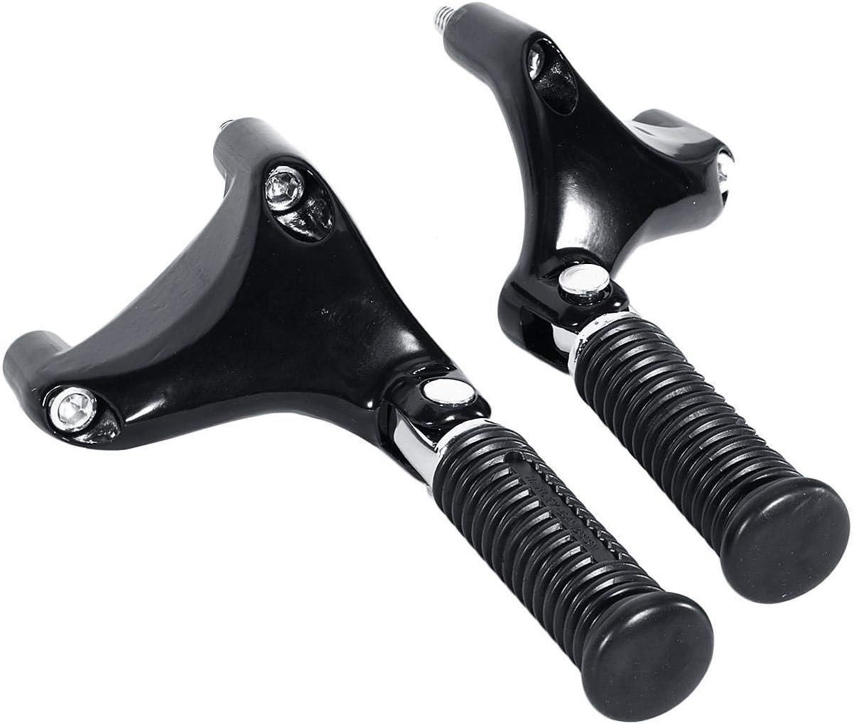 Oyocycle Motorcycle 1 Pair Foot Peg Footpegs Aluminum Anti Vibration Footrests for