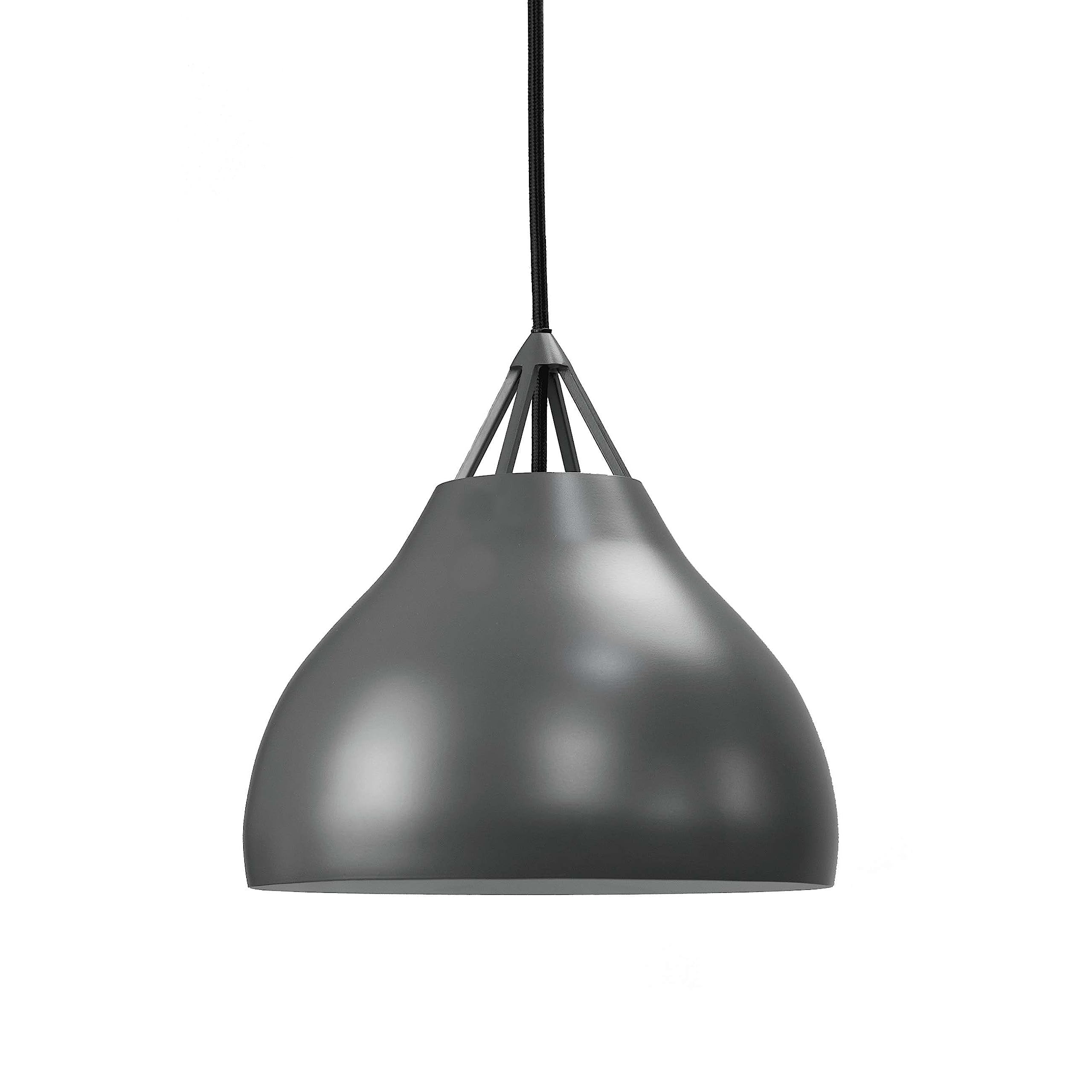 Dyberg Larsen Pyra Pendant Light, 23 cm Diameter, Matt Gray