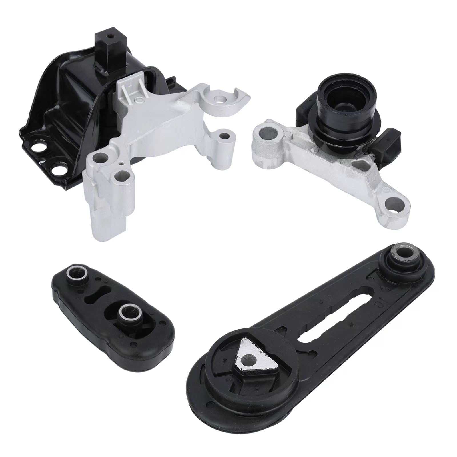 Photo 1 of (untested, unknown missing) YOUYIEN Engine and Automatic Transmission Mount (4PS). Fit for 2007-2012 Nissan Sentra 2.0L w/AUTO CVT.Replaces Part # A4348 A4345 A4318 A4346., Black
