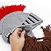 Beard Head Barbarian Knight - Original Handmade Knit Helmet and Removable Beard