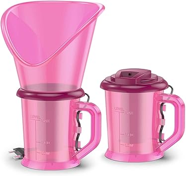 PIER Steam Vaporizer Machine for Adults and Kids 3 In 1 Steam Vaporizer for Face, Nose, Cold, Cough & Sinus Machine for Adults and Kids (Multicolor)