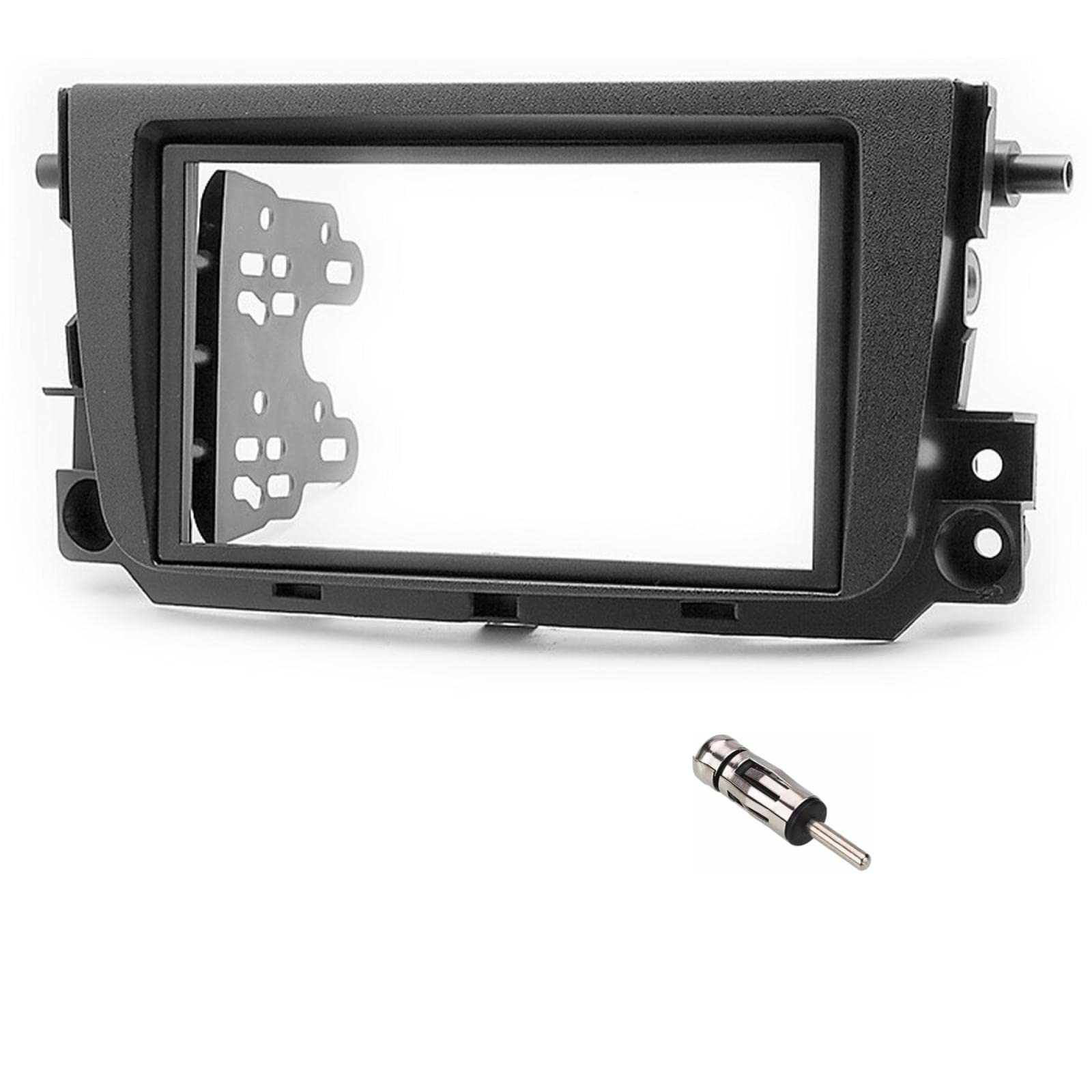 Car stereo Radio Fascia frame 2 DIN for SMART ForTwo 2010-2017