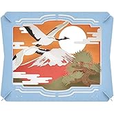 ensky - Mount Fuji and Crane, Paper Theater
