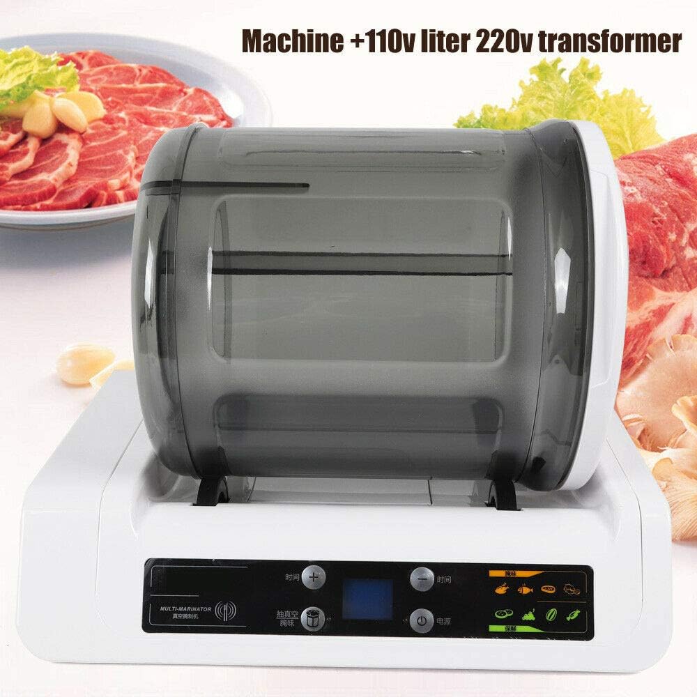 LFJD 7L Household Electric Vacuum Food Marinator Tumbling Pickling Tumbler Machine AC220V / 60Hz