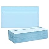 Juvale 100 Pack #10 Light Blue Envelopes with