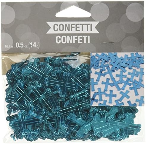 Creative Converting 024029Lx Confetti Blue
