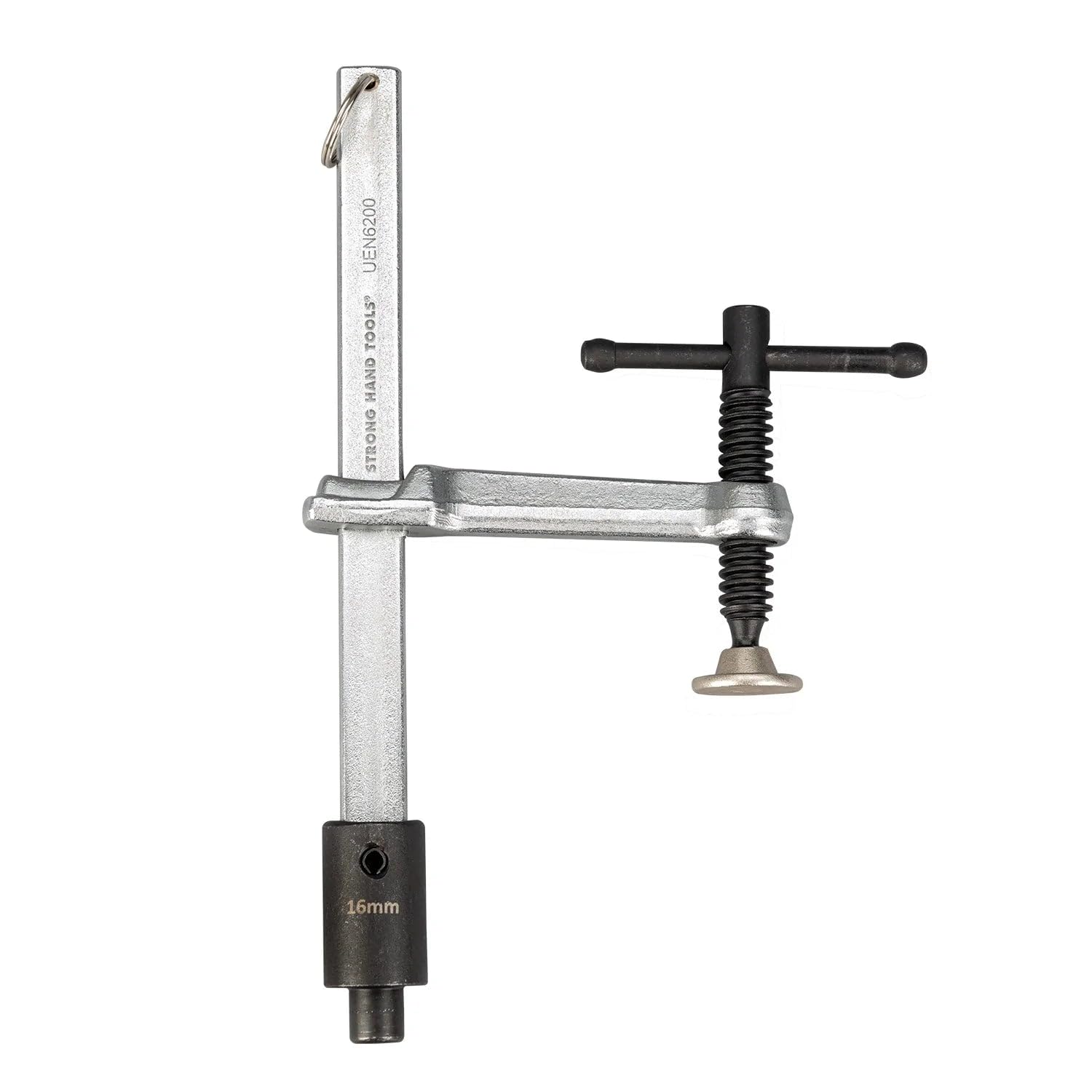 Photo 1 of Strong Hand Tools Inserta Clamps, Fits 16mm Holes, 200mm Capacity, 100mm Throat Depth, 181 kg Clamping Pressure, 20mm x 10mm Rail Size, UEN6200