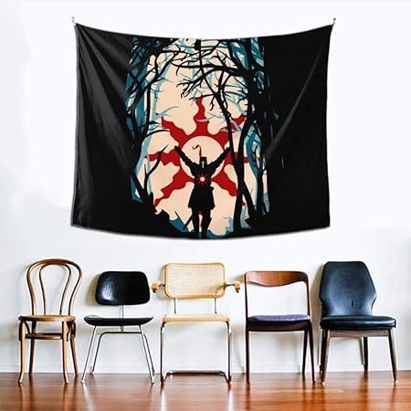 Amazon Co Jp Hzdxt フォレストサンダークソウルタペストリーハンギングタピズベッドカバー賞賛サンブラッドボーンゲームタペストリーポリエステルビーチマットクリエイティブ Generic