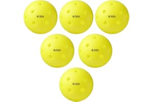 A11N SPORTS S26 Indoor Pickleballs- Consistent Bounce, Easy to Control and Durable Application - USAPA Approved - Ideal for All Ages - Available in Blue and Yellow