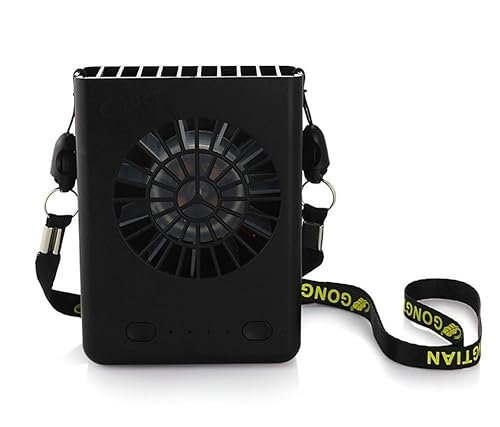 Personal Necklace Fan Rechargeable USB Desk Fans Small Portable