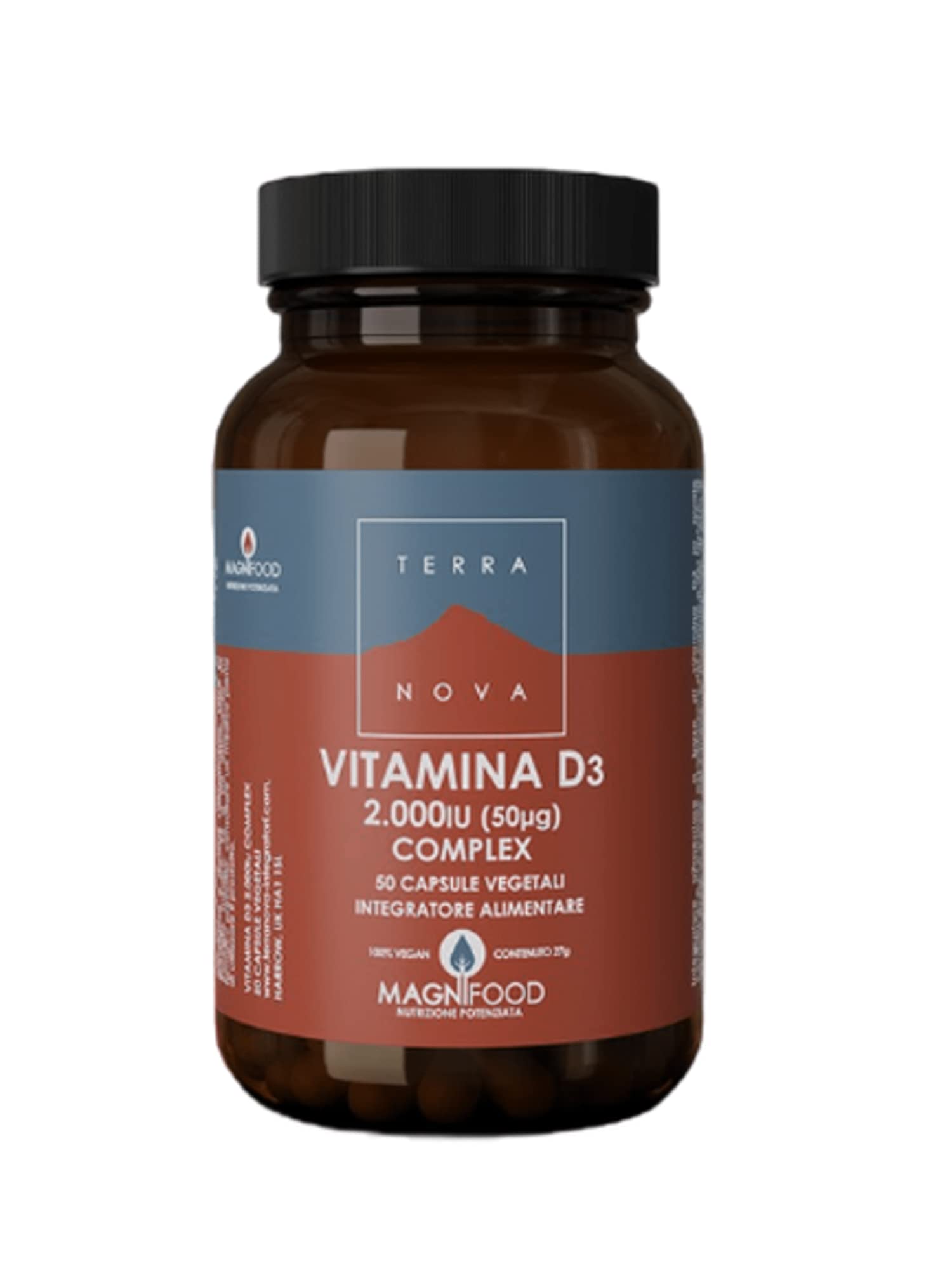TERRANOVA Vitamin D3 2000Iu Complex, 50 GR