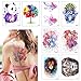 8 Sheets Colorful Fish Panda Owl Temporary Tattoo Sticker Waterproof Long Last Fake Tattoo for Kids Women