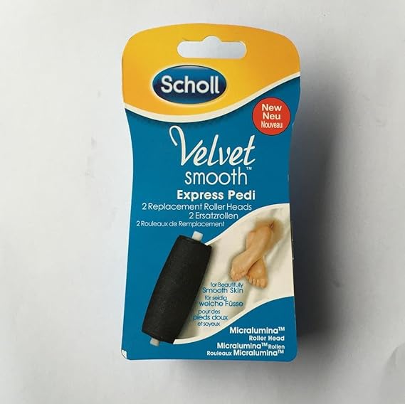 Scholl Velvet Smooth Express Pedi – Packung mit 2 Ersatzrollen