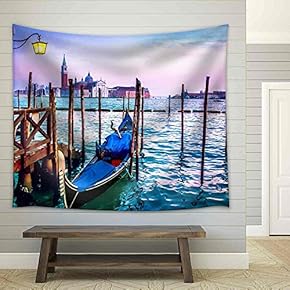 Venice Landscape - Fabric Wall Tapestry Home Decor - 51x60 inches