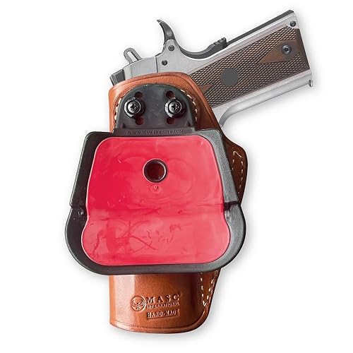 Premium Leather OWB Paddle Holster Open Top Fits, Nigeria