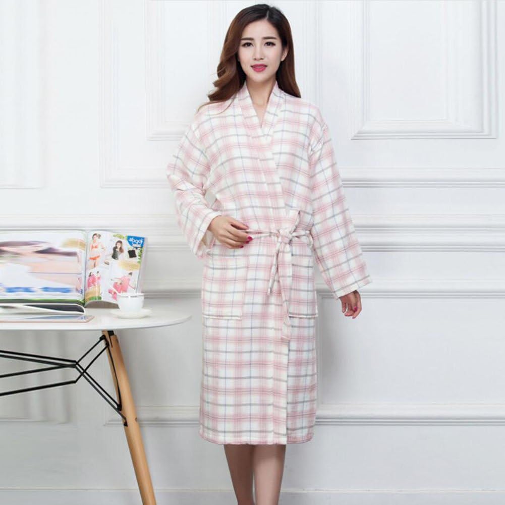 Bathrobes Women's bathrobes plush soft wool Traditional Dressing Gown with two pockets Vintage home Bath Robe Adults Shawl Bath Robe