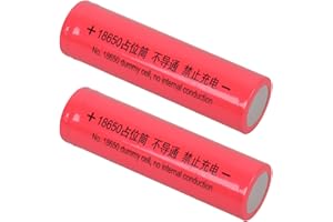 Oxtxuzdm 0V NonConductive 18650 Dummies Cell Placeholders For Soldering Practice And Electronic Device Power Conversion Condu