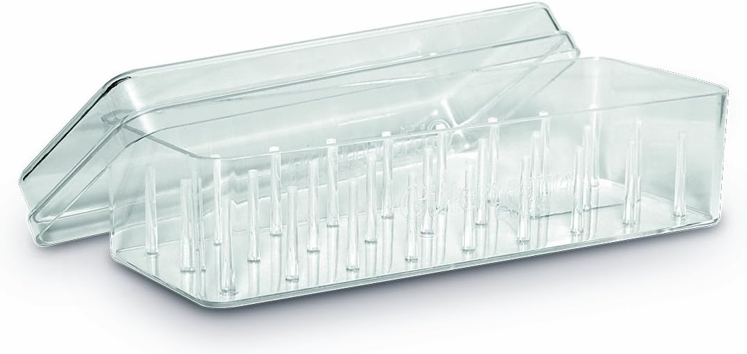 Gütermann G&uumltermann Aufbewahrungsbox f&uumlr 27&nbspSpulen N&aumlhgarn, Acryl, transparent, Plastik, Farblos, One Size