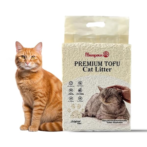 MUSUPAWS PREMIUM TOFU CAT LITTER (ORIGINAL) 100% NATURAL...
