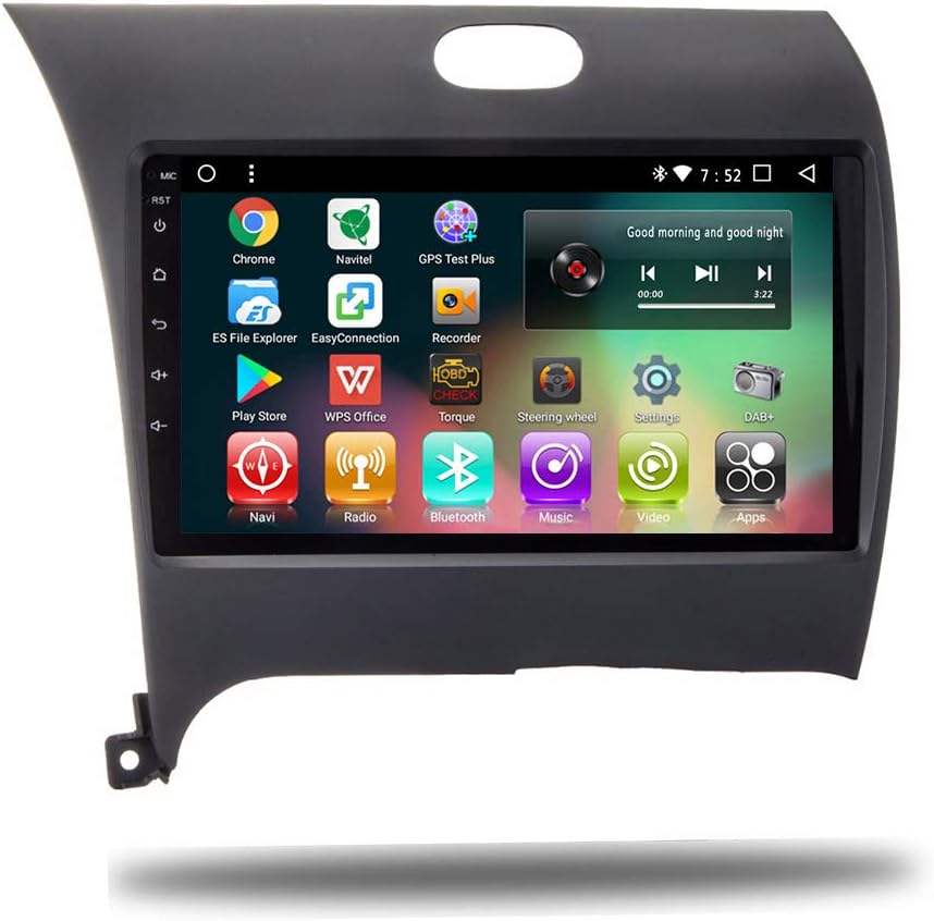 9" Android 8.1 IPS Car Radio GPS Stereo Touch Screen Navigation for Kia Cerato K3 Forte 2013-2016 Head Unit with Bluetooth WiFi 4G BT Navi (Android 8.1 2/32G Kia K3)