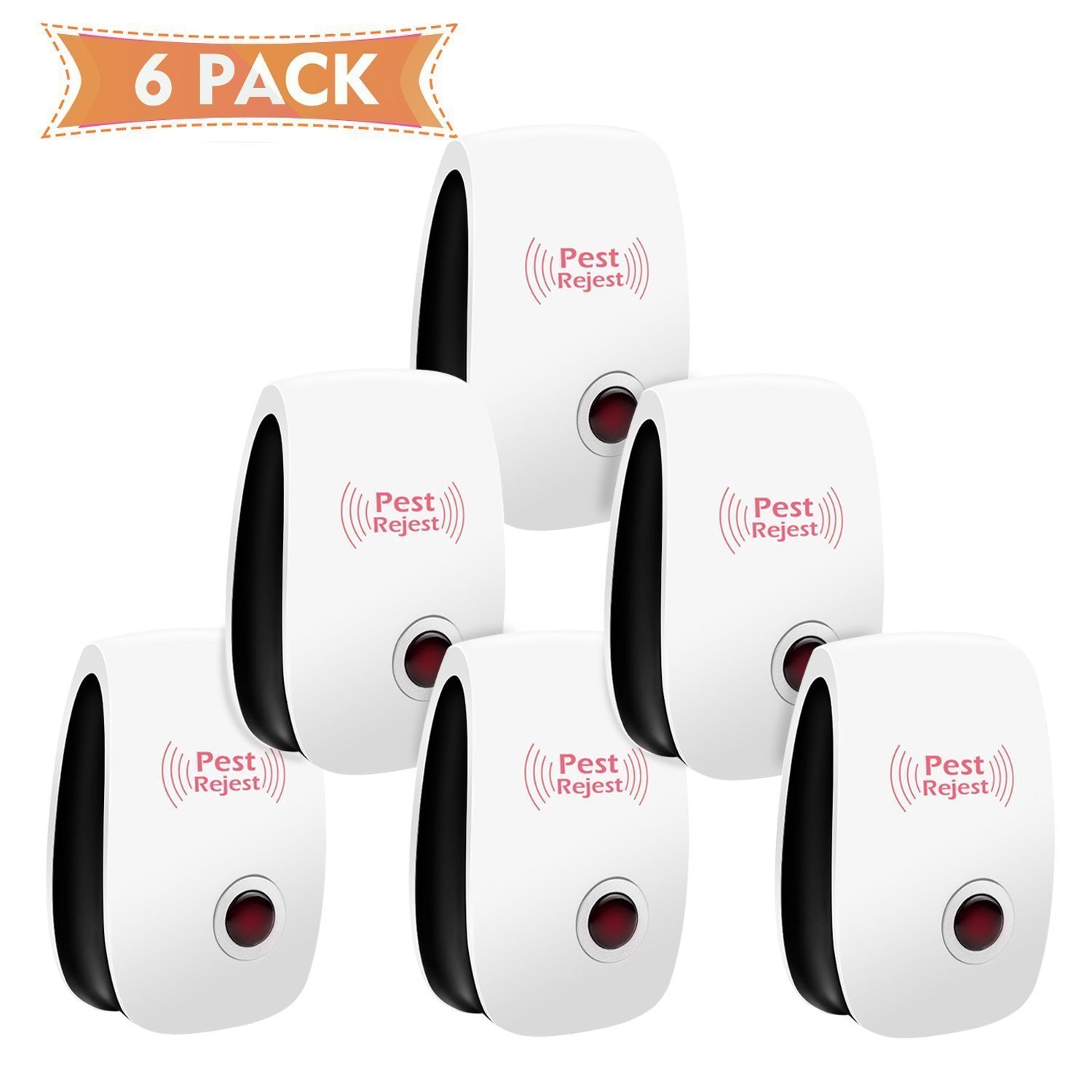2018 actualizado] repelente de plagas ultrasónico, juego de 6 ...