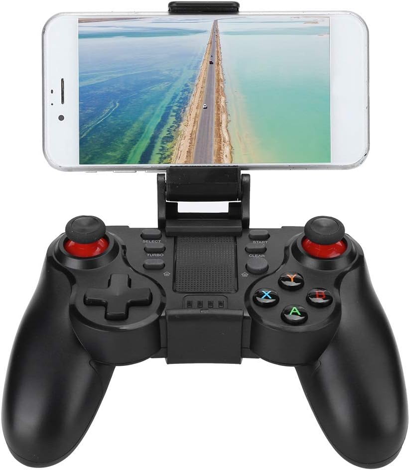 Mobile Game Controller, Wireless Bluetooth 4.0 Gamepad with Phone Clip ...