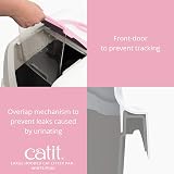 Catit Hooded Cat Pan Pink 57L Litter Box with Carbon Odour Filter view 3