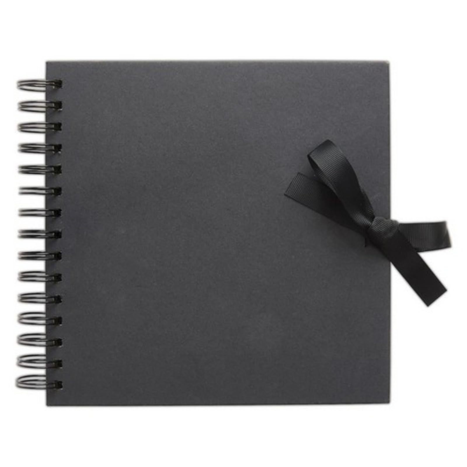 Papermania Scrapbook Album, Black, 8 x 8", 40 Sheets, Create & Decorate Memories, Add Photo Paper & Accessories