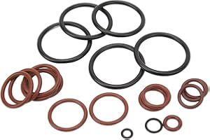 EVGATSAUTO Cooling System O Ring Kit, 20Pcs Coolant Hose O Ring Seal Gasket for E46 M52 M54 320i 323i 325i 328i 11537802638, 