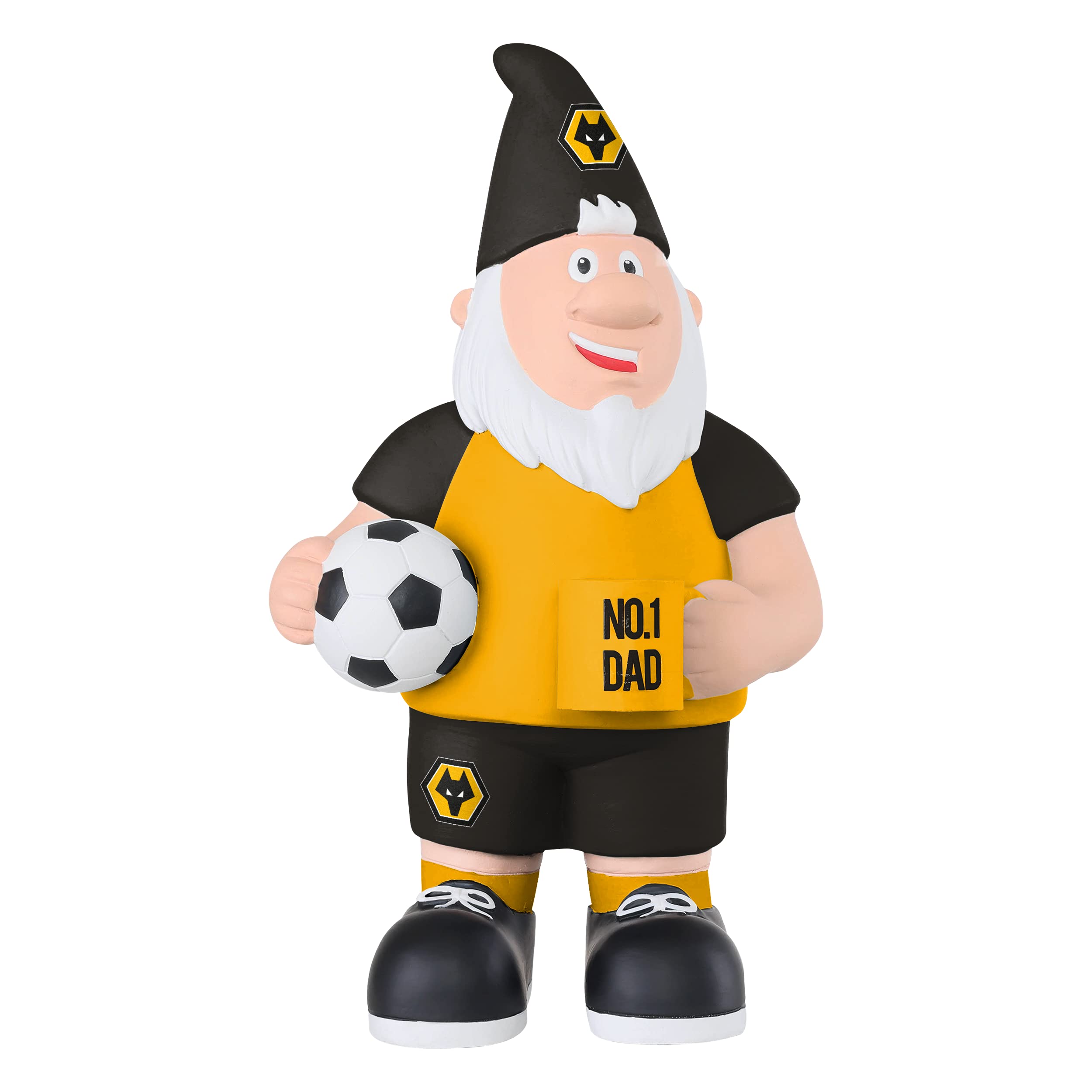 FOCO Officially Licensed Wolverhampton Wanderers FC Number 1 Dad Gnome