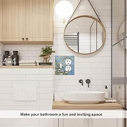 Pznen 2-Gang 1-Toggle/1-Duplex Wall Plate, Almond