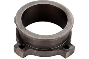 KIMISS 3" V Band Adapter for GT30 GT35 T3, Exhaust Downpipe Flange to 3" V Band, 4-Bolt Flange Adaptor, Stainless Steel