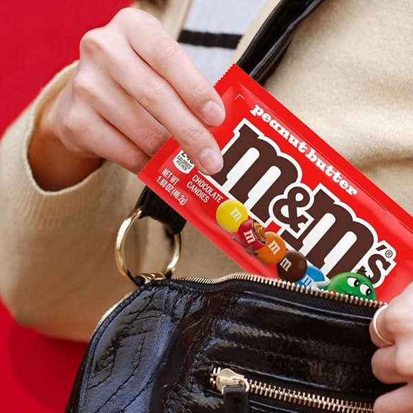 M&M’S PEANUT BUTTER CHOCOLATE CANDIES , 1.63 OZ